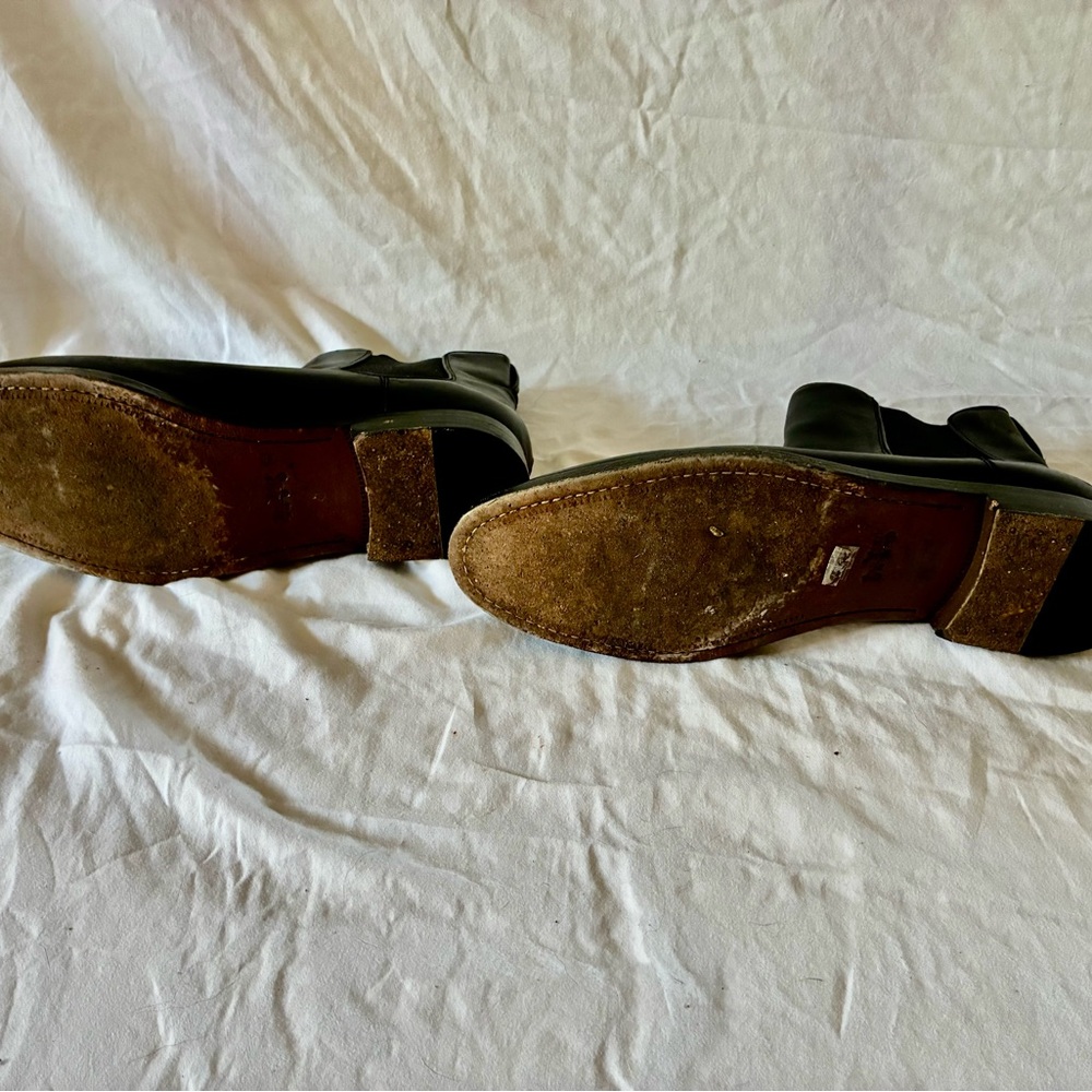 Coach Black Leather Chelsea-Style Chukka Boots - Picture 2 of 3